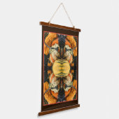 Kleurrijke decoratieve kalebassen Abstract Hangend Wandkleed (Gebogen)