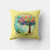 Kleurrijke decoratieve kinderkamer Sierkussen (Achterkant)