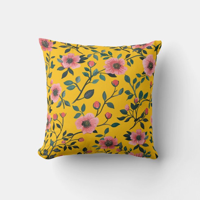 Kleurrijke decoratieve kussen met kleuraccent (Voorkant)
