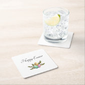 Kleurrijke decoratieve paaseieren botanisch kartonnen onderzetters (Insitu)