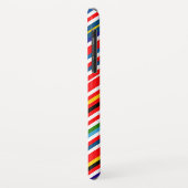 Kleurrijke decoratieve strepen Case-Mate iPhone case (Achterkant/links)