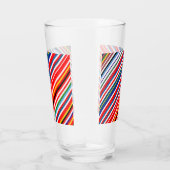 Kleurrijke decoratieve strepen glas (Rechts)