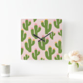 Kleurrijke decoratieve vierkante klok (Huis)