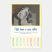 Kleurrijke Deense Puppy's verkopen Post-it® Notes (Voorkant)