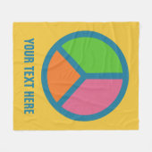 Kleurrijke dekens van het gebarentaal voor vredesh (Voorkant (Horizontaal))