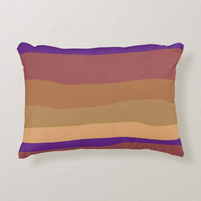 Kleurrijke Desert Accent Kussen (Voorkant)