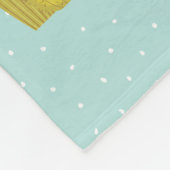 Kleurrijke Desert Alpaca Gepersonaliseerde Fleece  Deken (Hoek)