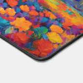 Kleurrijke Desert Cactus Monogram Naam Bureaumat (Hoek)