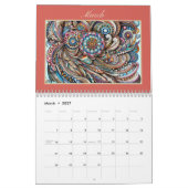 Kleurrijke Design Abstracte kunst Kalender (Mar 2027)