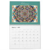 Kleurrijke Design Abstracte kunst Kalender (Feb 2027)