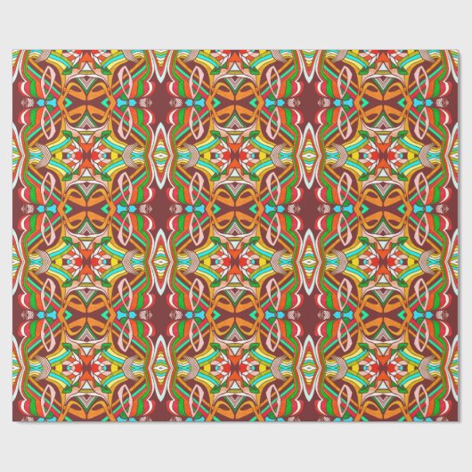 Kleurrijke Design Cadeaupapier (Vlak)