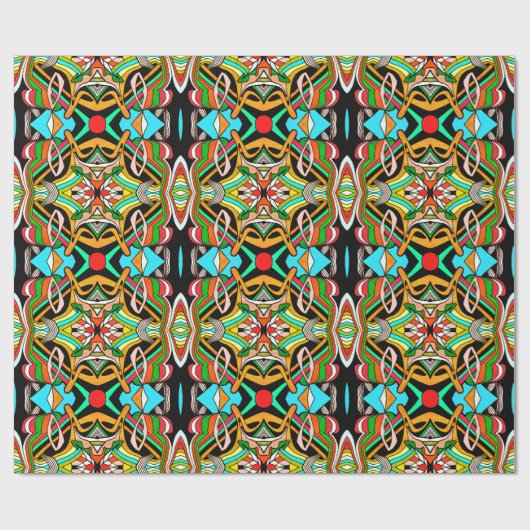 Kleurrijke Design Cadeaupapier (Vlak)