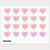 Kleurrijke Design Hart Stickers (Vel)
