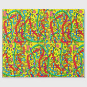 Kleurrijke Design Wrapping Paper van Tamara Diaz A Cadeaupapier (Vlak)