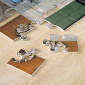 Kleurrijke deuren van Cyprus Legpuzzel (Zijkant)