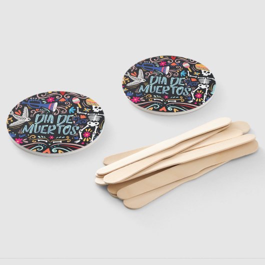 Kleurrijke Dia de los Muertos | Handventilator Handwaaier