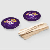 Kleurrijke Dia de los Muertos | Handventilator Handwaaier (Niet-gemonteerd)