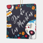Kleurrijke Dia de los Muertos | Keramische ornamen Keramisch Ornament (Links)