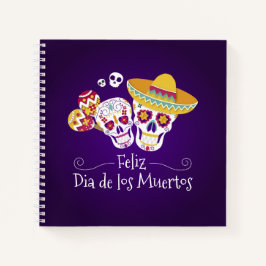 Kleurrijke Dia de los Muertos | Notitieboek