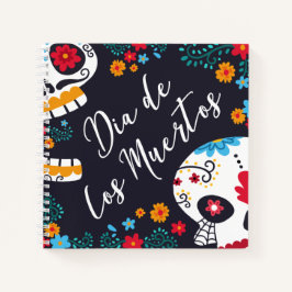 Kleurrijke Dia de los Muertos | Notitieboek