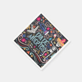 Kleurrijke Dia de los Muertos | Servet (Hoek)