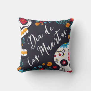 Kleurrijke Dia de los Muertos   Sierkussens Kussen