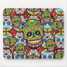 Kleurrijke Dia de los Muertos Skulls
