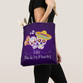 Kleurrijke Dia de los Muertos | Tote bag (Dichtbij)