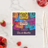 Kleurrijke Dia de Muertos banners | Servet (Insitu)