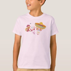 Kleurrijke Dia de Muertos Party   Sleeve Shirt