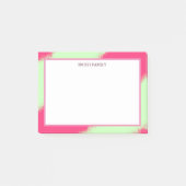 Kleurrijke diagonaal-strips post-it® notes (Voorkant)