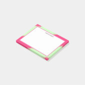 Kleurrijke diagonaal-strips post-it® notes (Schuin)