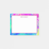 Kleurrijke diagonaal-strips post-it® notes (Voorkant)