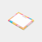 Kleurrijke diagonaal-strips post-it® notes (Schuin)
