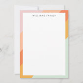 Kleurrijke diagonale strepen Retro Sweet Snoep pas (Voorkant)