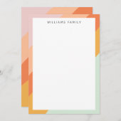 Kleurrijke diagonale strepen Retro Sweet Snoep pas (Voorkant / Achterkant)