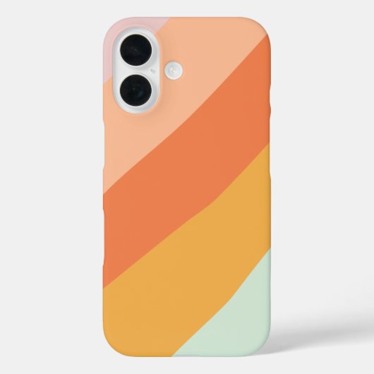 Kleurrijke diagonale strepen Retro Sweet Snoep pas Case-Mate iPhone Case (Achterkant)