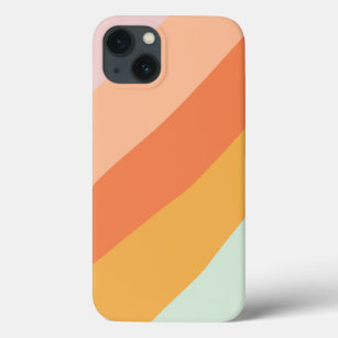 Kleurrijke diagonale strepen Retro Sweet Snoep pas Case-Mate iPhone Case
