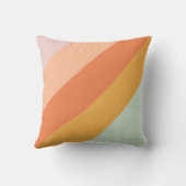 Kleurrijke diagonale strepen Retro Sweet Snoep pas Kussen (Achterkant)