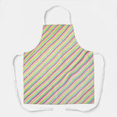 Kleurrijke diagonale strepen schorten (Voorkant)