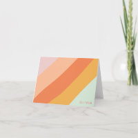 Kleurrijke diagonale strepen Sweet Snoep Pastel Na