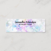 Kleurrijke Diamant Oorbel Sieraden Display Houder Mini Visitekaartje (Voorkant)