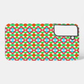 Kleurrijke diamant samsung galaxy hoesje (Achterkant horizontaal)