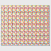 Kleurrijke diamanten die geometrisch zijn cadeaupapier (Vlak)