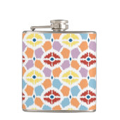 Kleurrijke diamanten die geometrisch zijn heupfles (Voorkant)