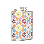 Kleurrijke diamanten die geometrisch zijn heupfles (Rechts)