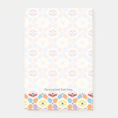 Kleurrijke diamanten die geometrisch zijn post-it® notes (Voorkant)