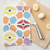 Kleurrijke diamanten die geometrisch zijn theedoek (Quarter Fold)