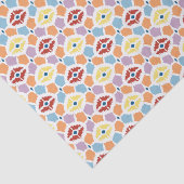 Kleurrijke diamanten die geometrisch zijn tissuepapier (Detail)