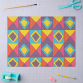 Kleurrijke Diamanten Driehoek Geometrisch Tissuepapier (Craft)